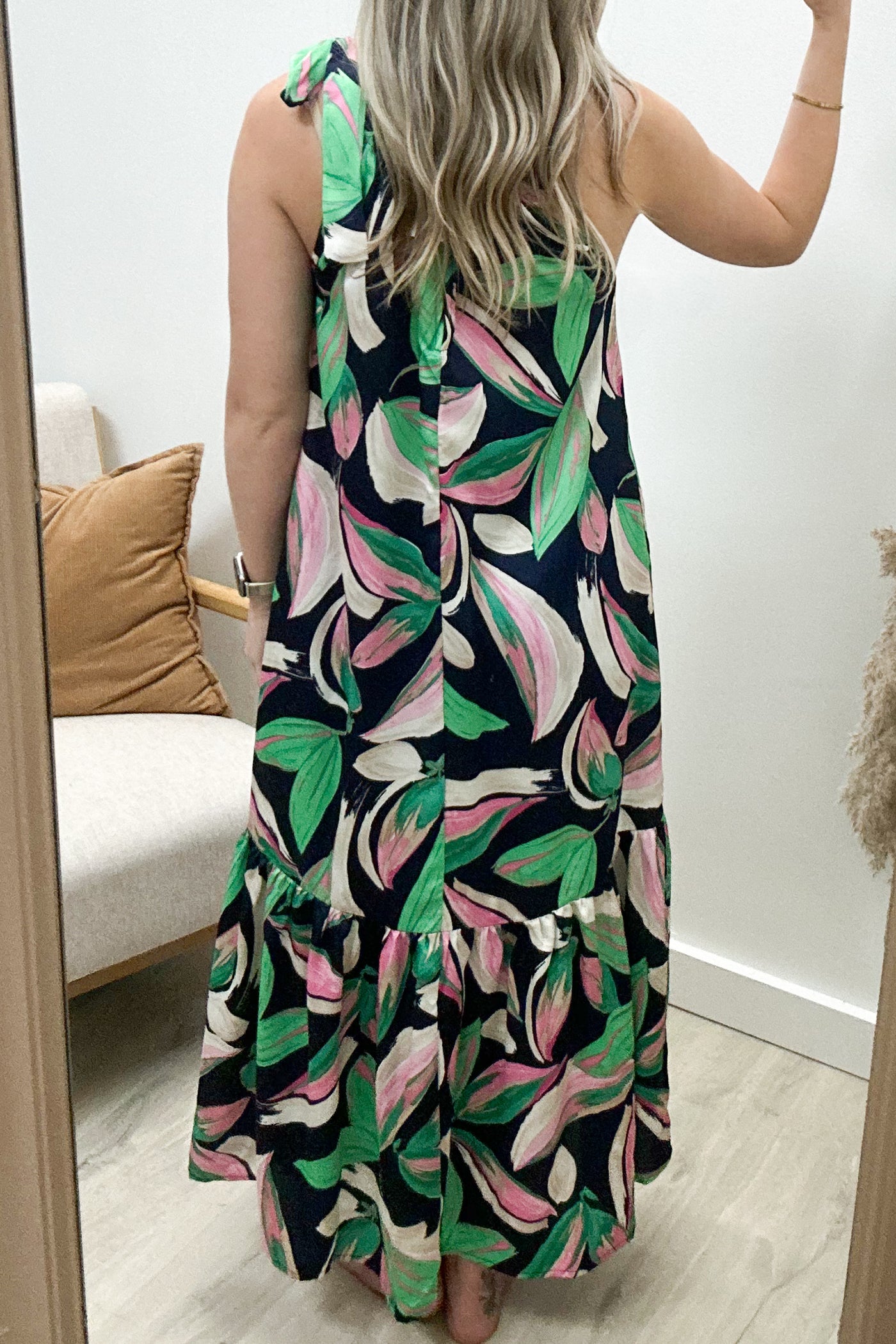"Summer Whispers" Dress (Navy)
