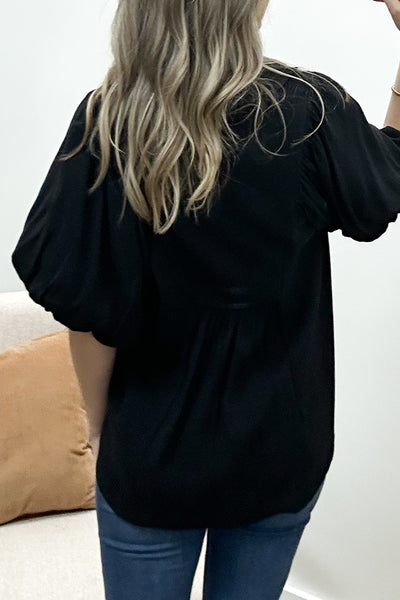 "Keep It Classic" Blouse (Black)