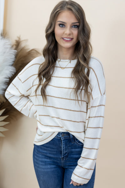 "Simple Styles" Top (Cream)