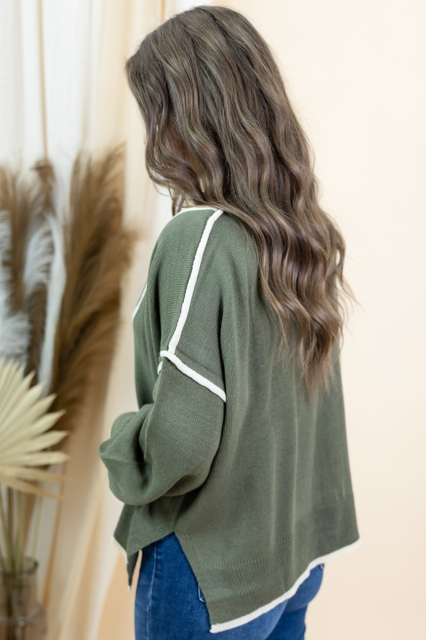 "Good Signs" Sweater (Olive)