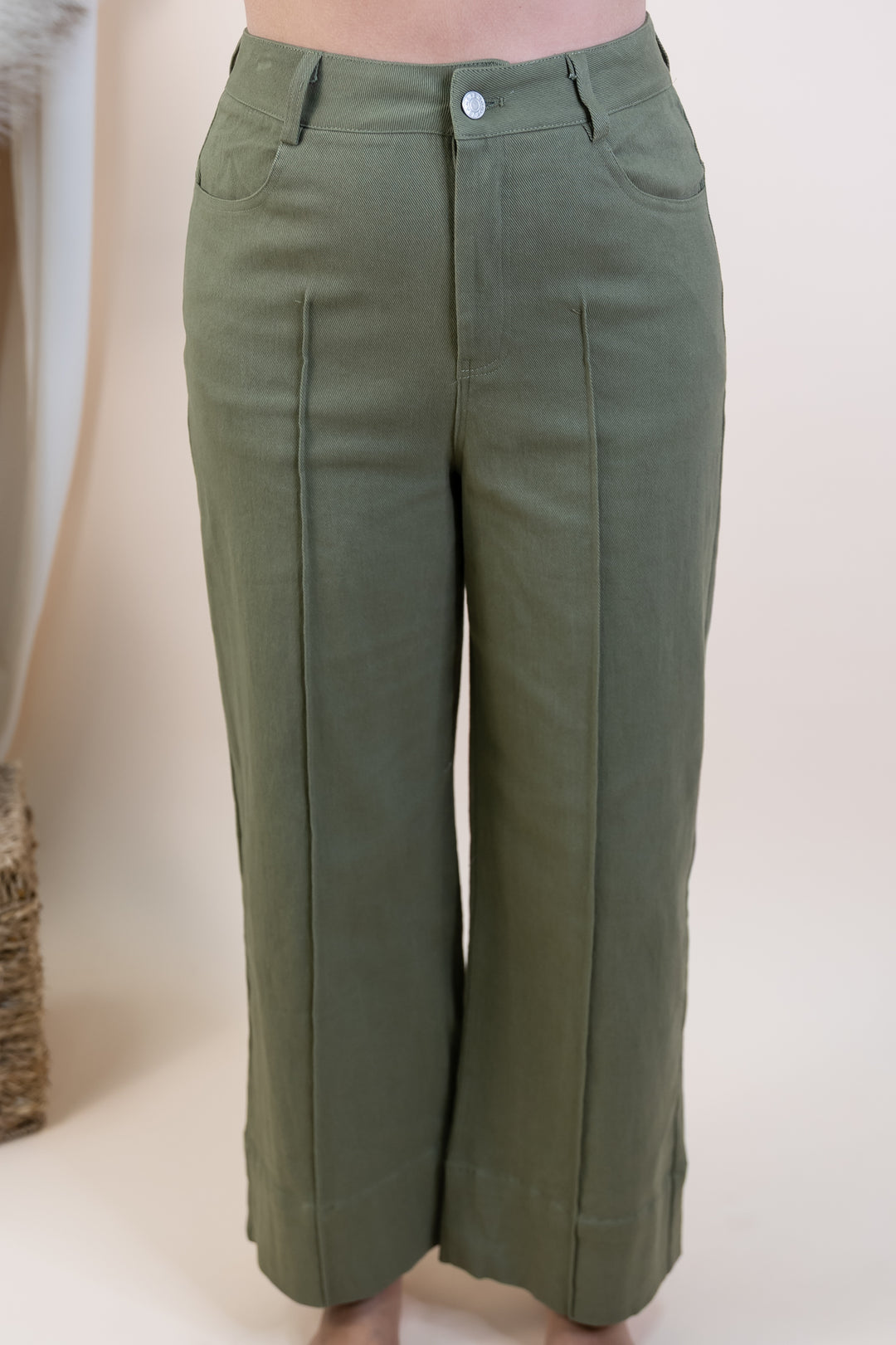 "Tailored Touch" Pants (Olive)