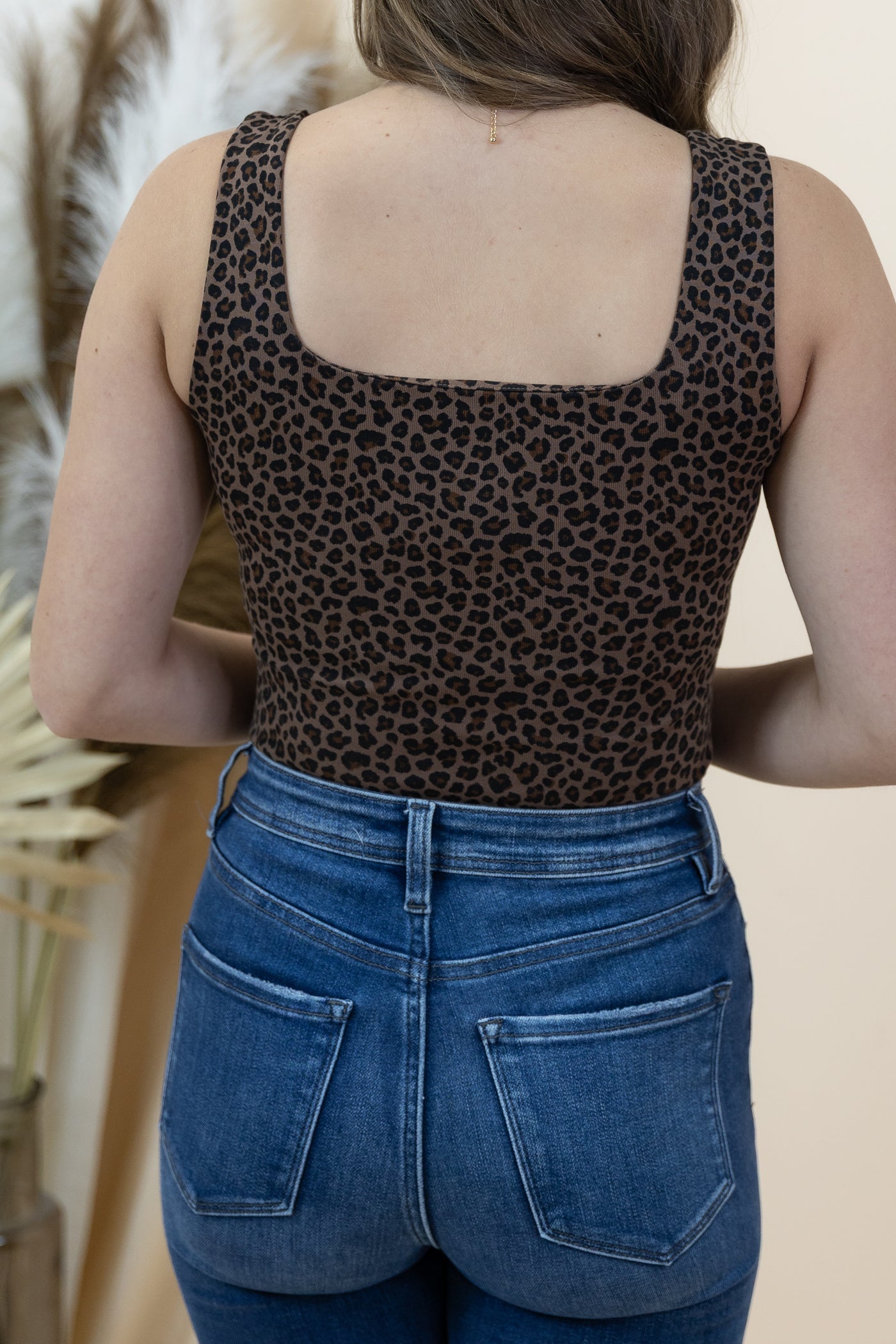 "City Chic" Bodysuit (Brown Multi)