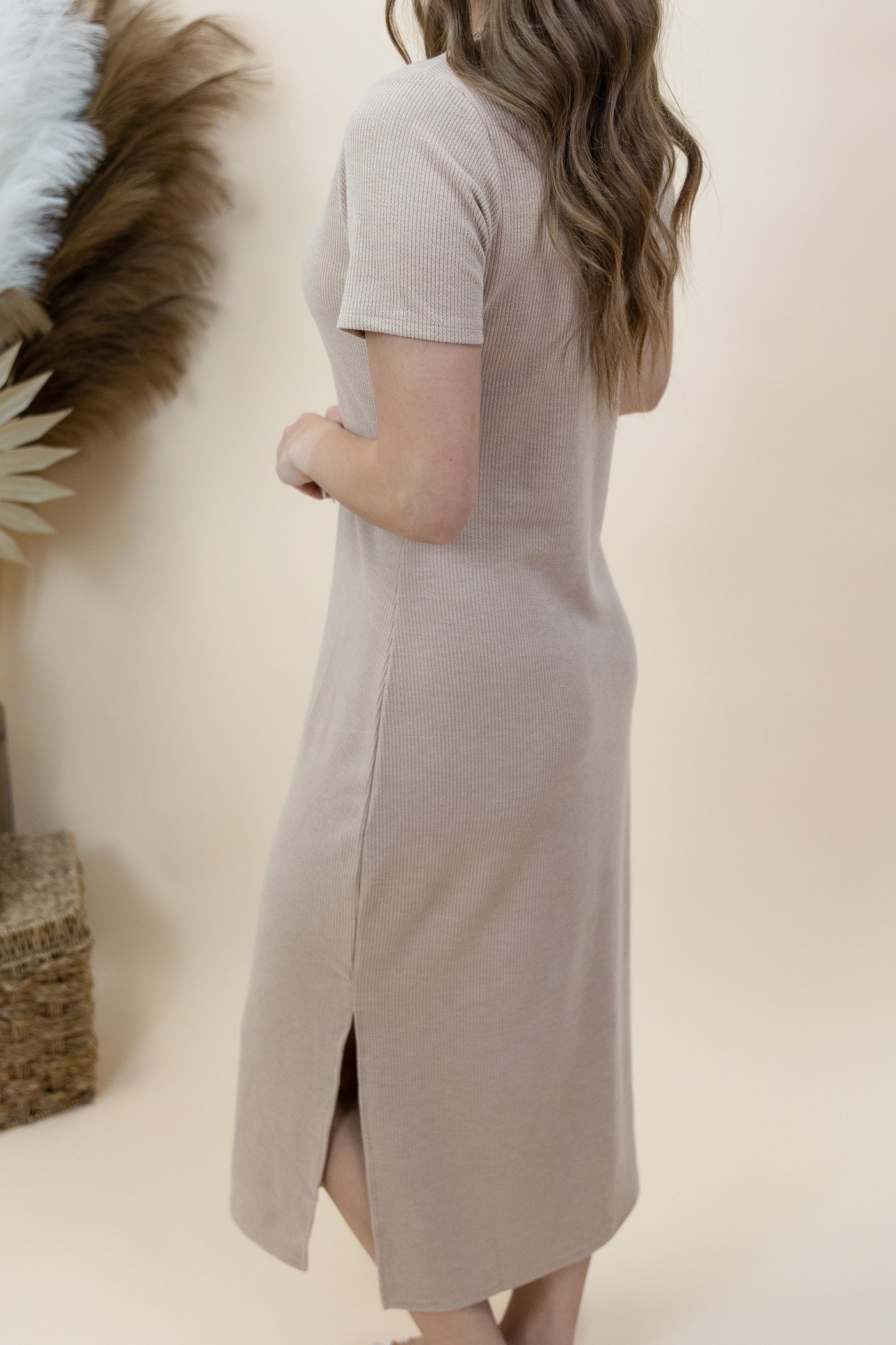 "Purposefully Subtle" Dress (Mocha)