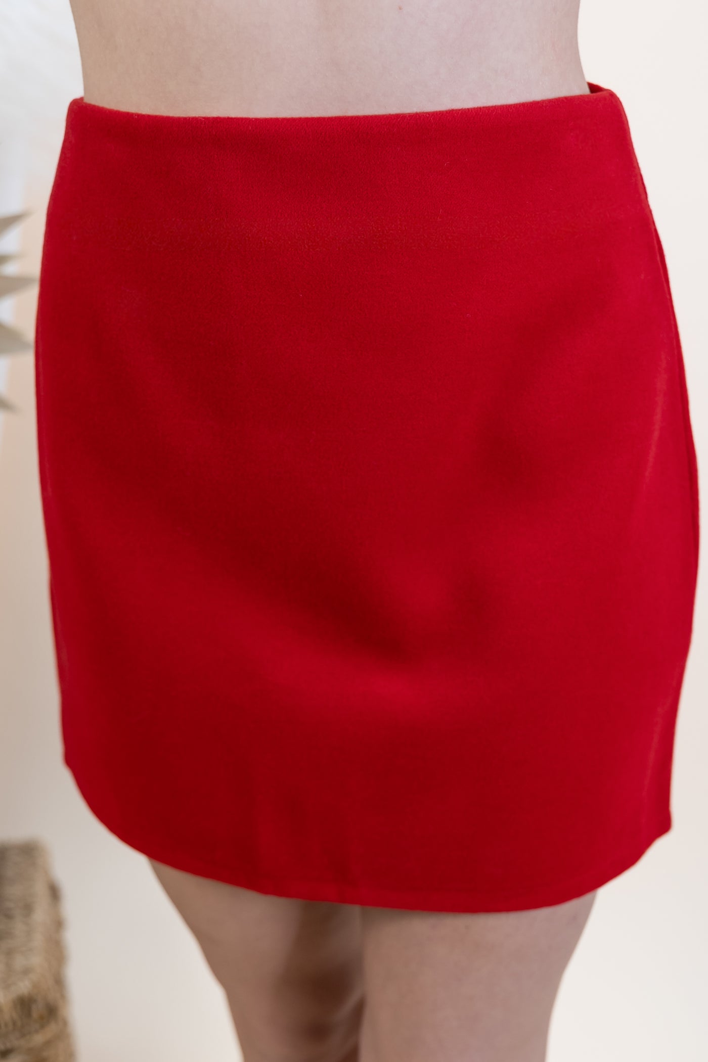 "Kept Wondering" Skirt (Red)