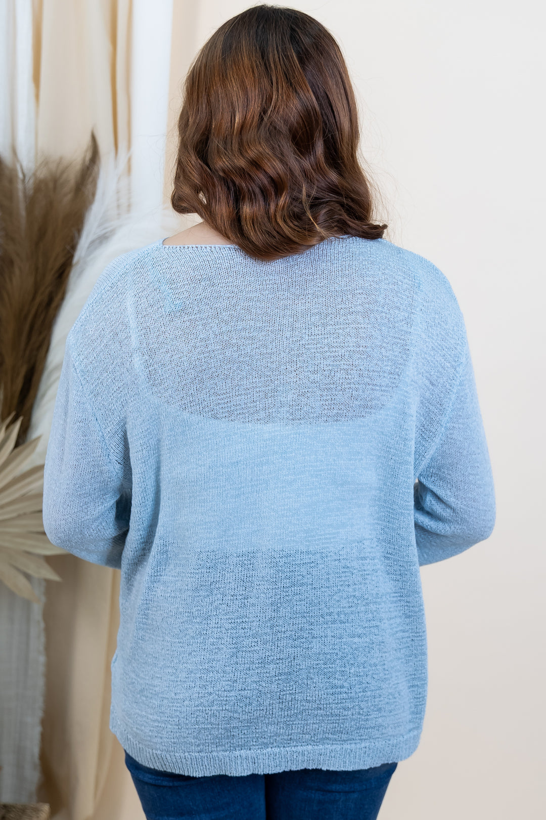 "Walking On Air" Sweater (Cloud)