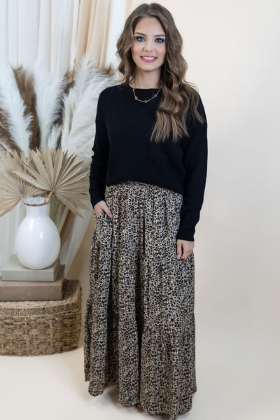 "Natural Instincts" Skirt (Animal)