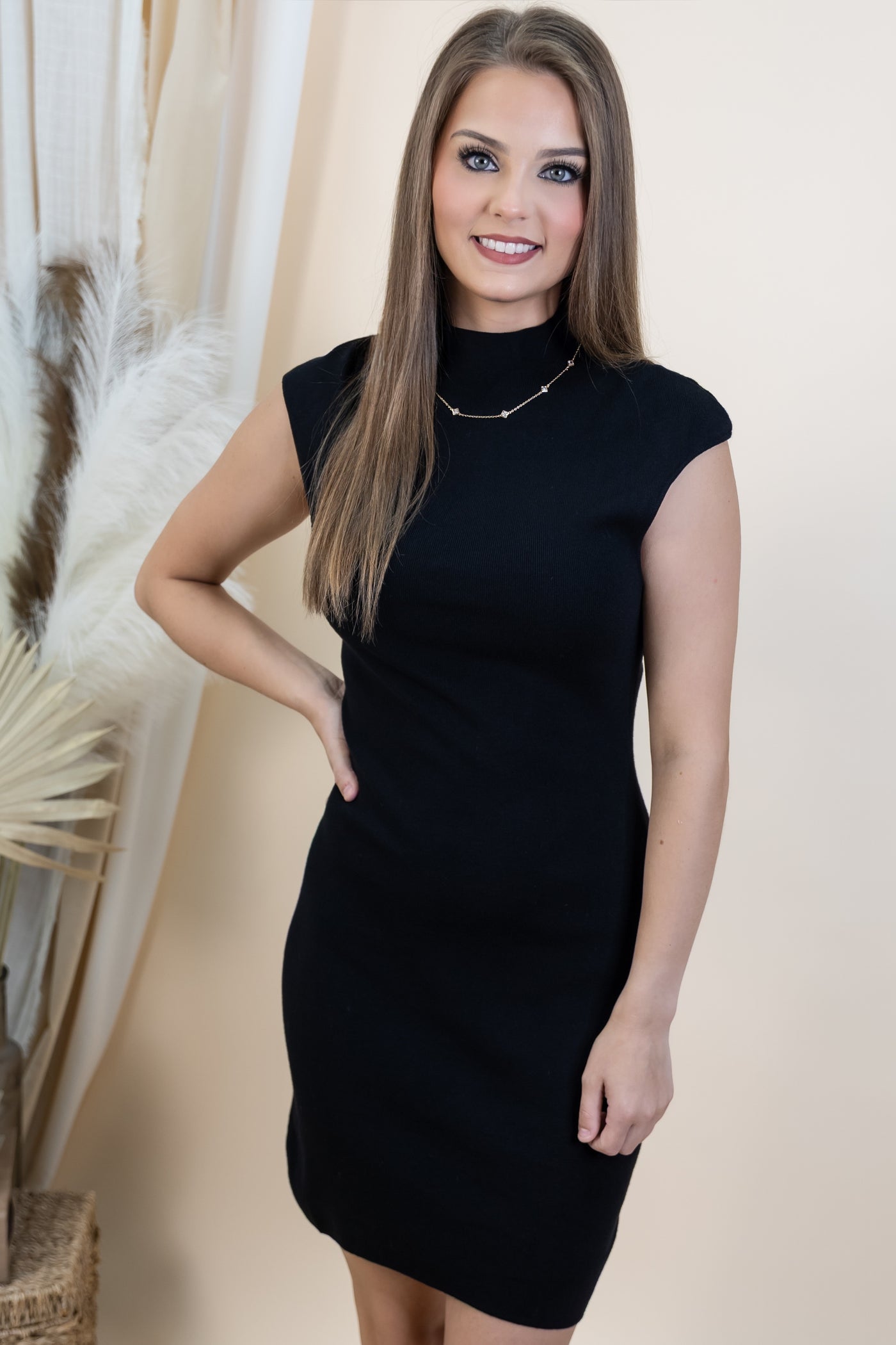 "Nothing To It" Dress (Black)