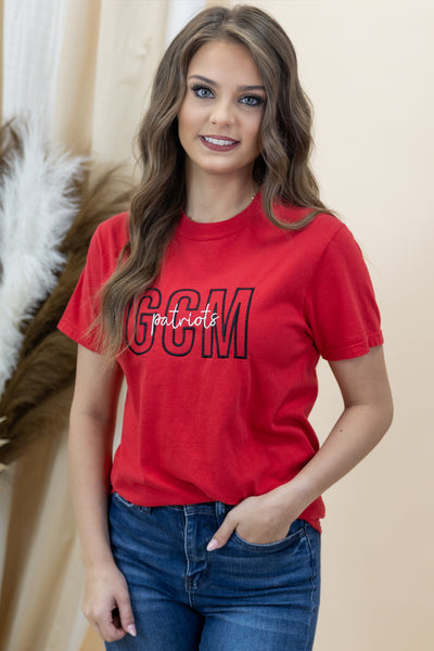 "GCM Patriots" T-Shirt (Red)