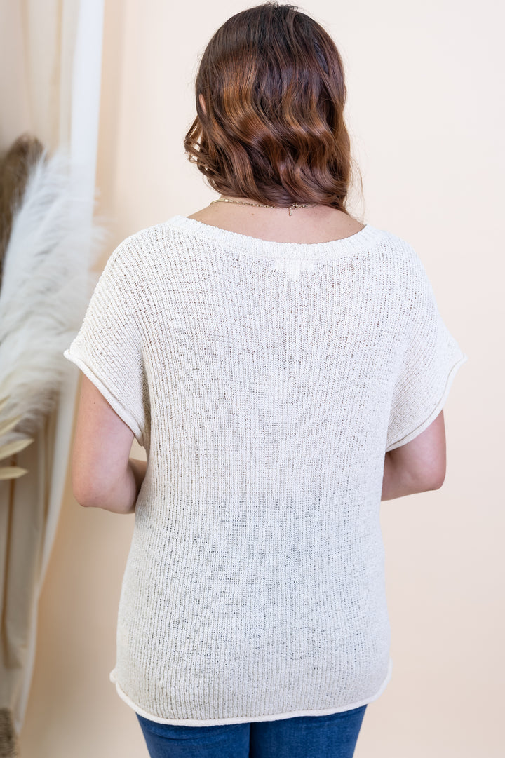 "Relaxed Revival" Top (Oatmeal)
