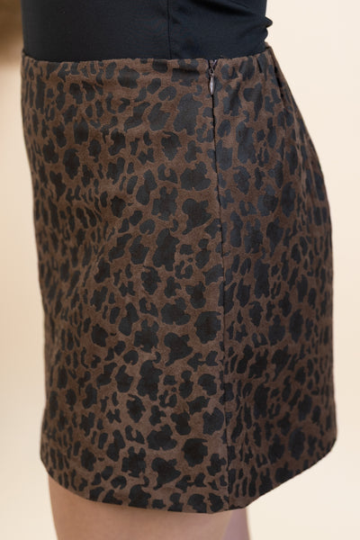 "Stopping Time" Skort (Espresso/Brown)