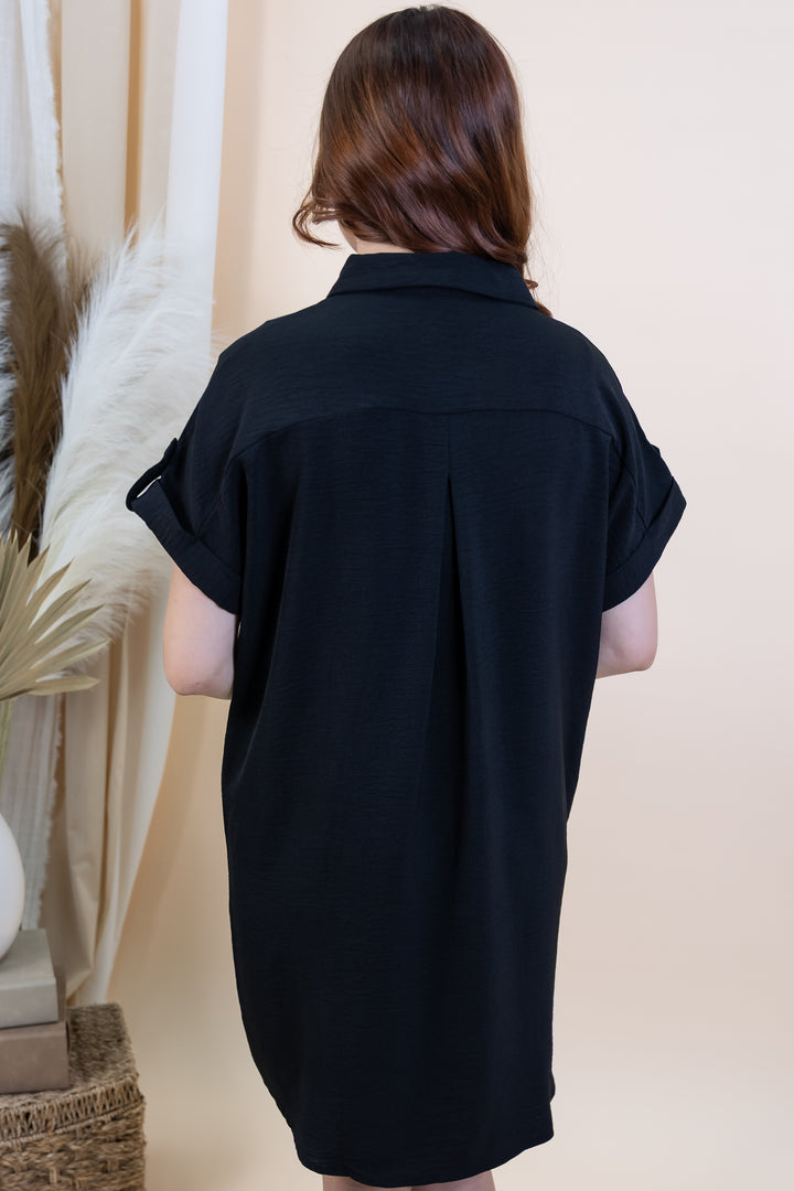 "Charming Dedication" Dress (Black)