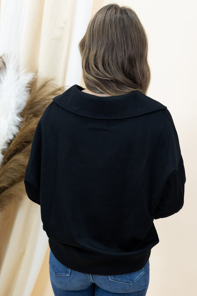 "Doing Just Fine" Sweatshirt (Black)
