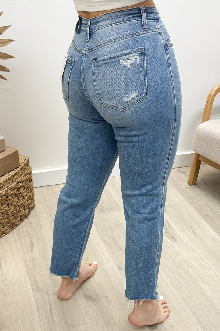 Kelly Cropped Straight Leg Jeans