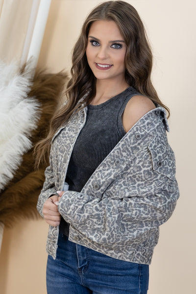 "Confident Energy" Jacket (Leopard)
