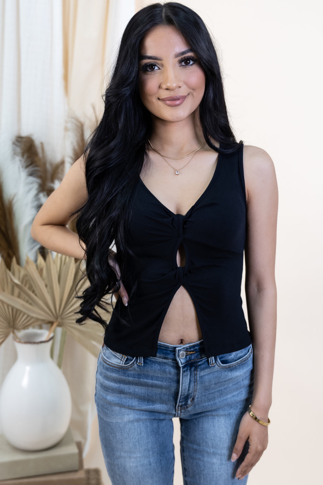 "Knot Your Babe" Top (Black)