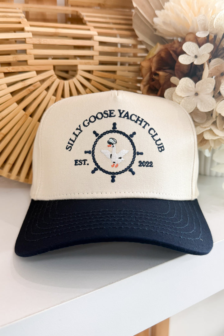 Silly Goose Yacht Club (Navy/Natural)