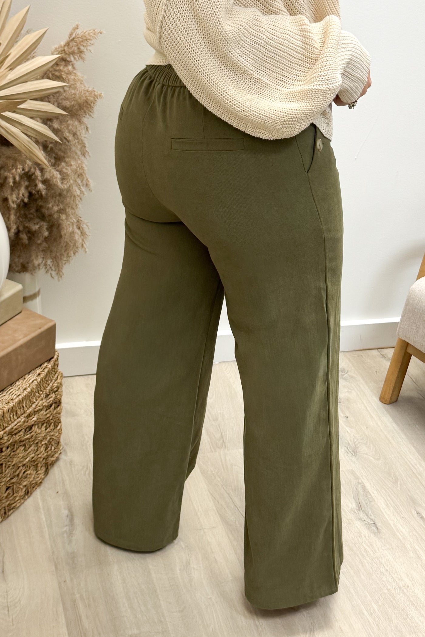"Get With It" Pants (Olive)