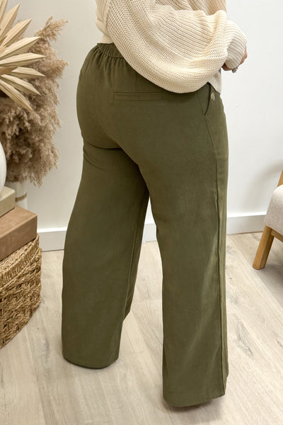 "Get With It" Pants (Olive)