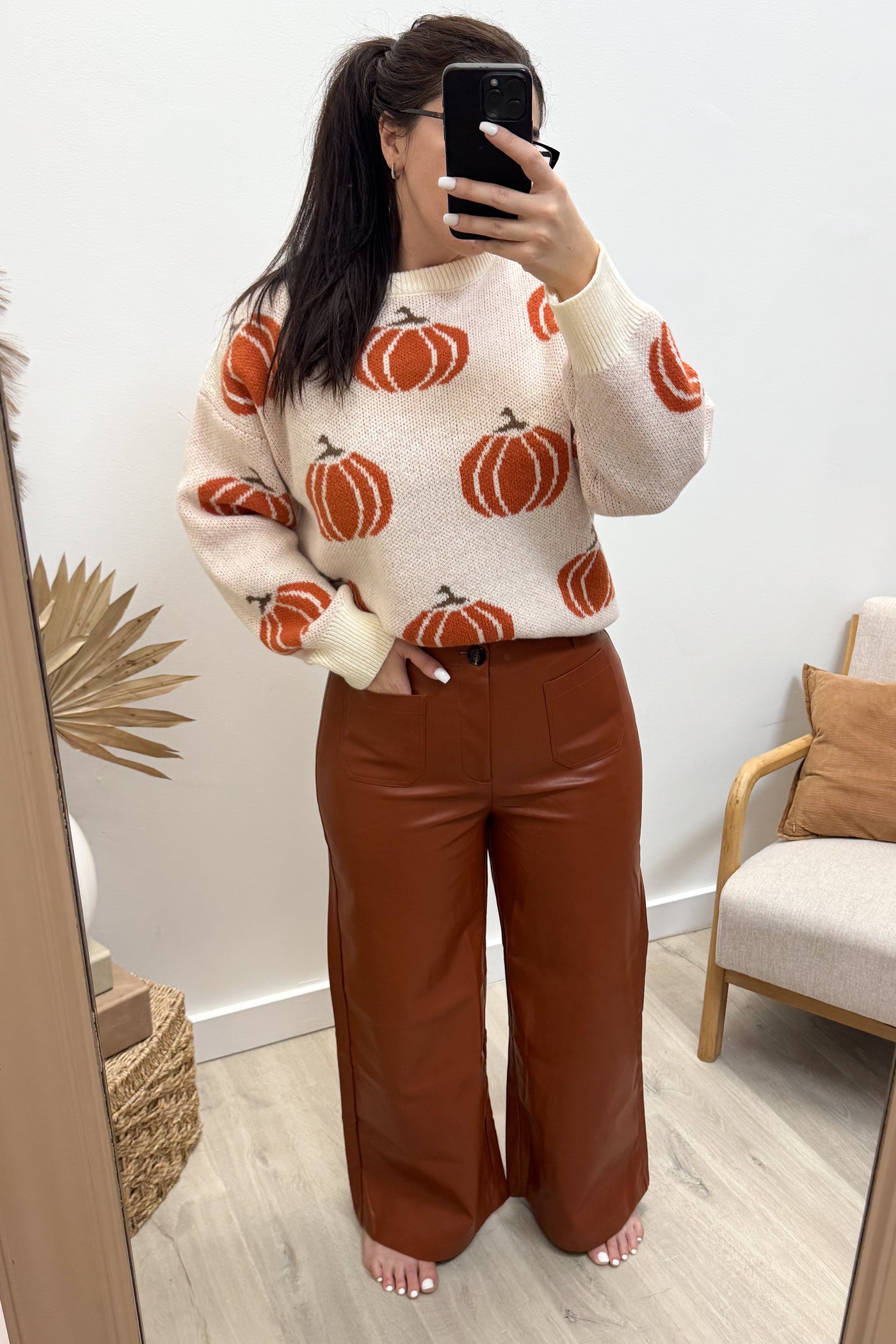 "Modern Icon" Wide Leg Pants (Camel)