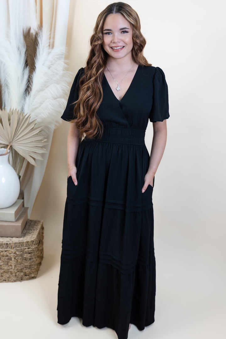 "Midnight Mirage" Dress (Black)