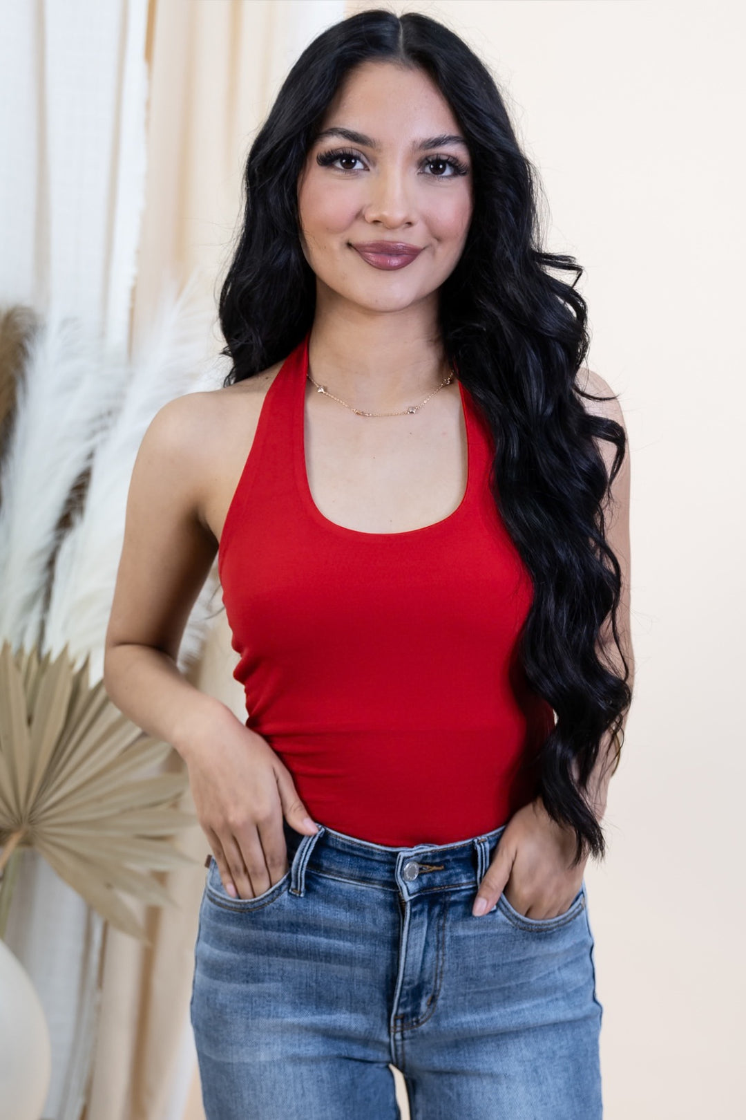 "Turning Heads" Top (Red)