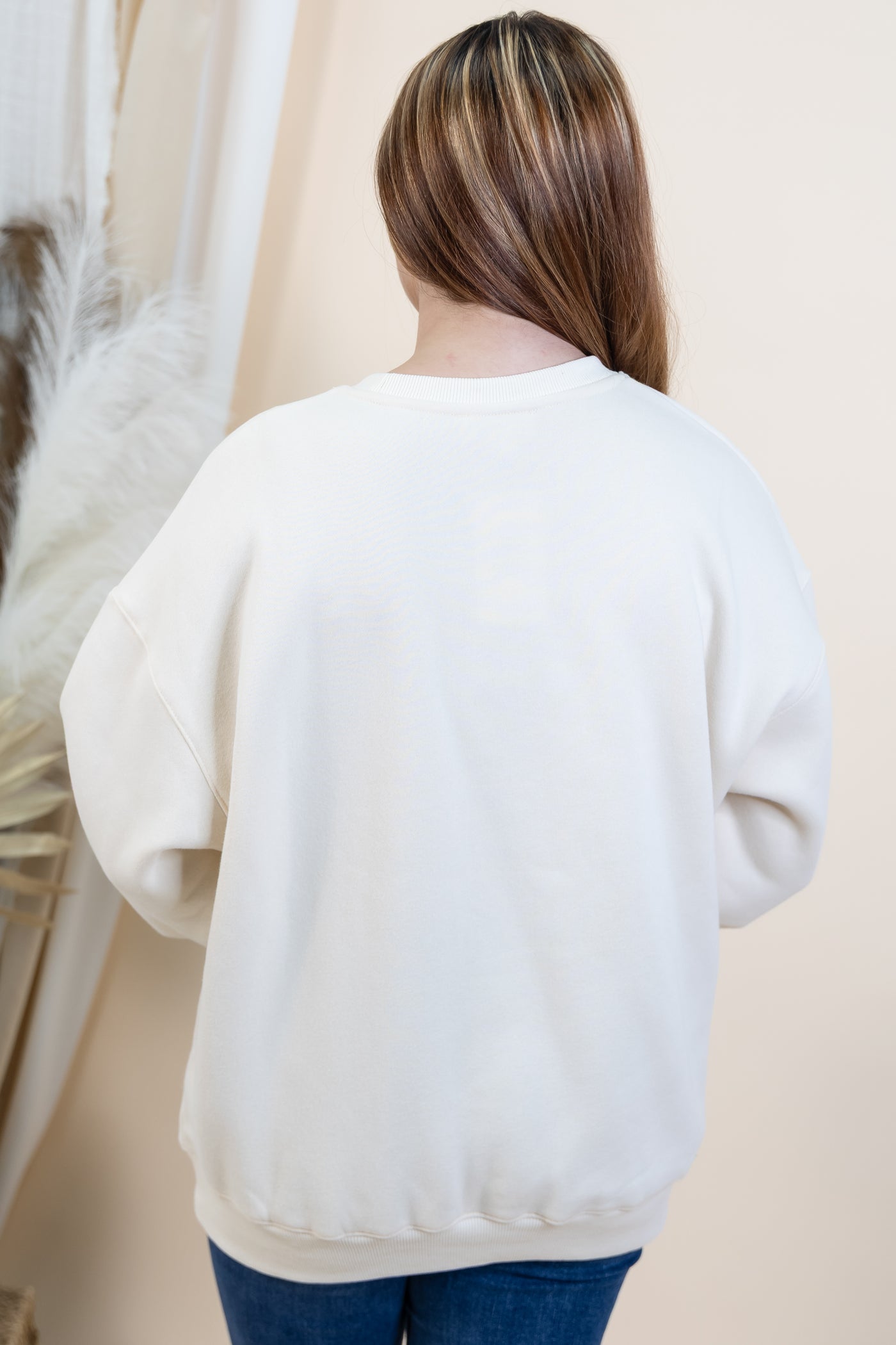 "Milk & Cookies" Sweatshirt (Cream)