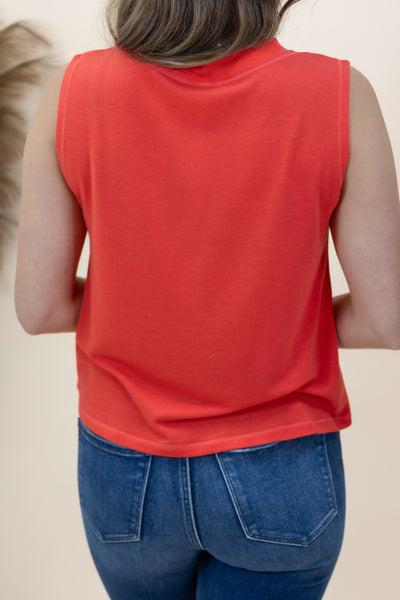 "Coming Together" Top (Cherry)