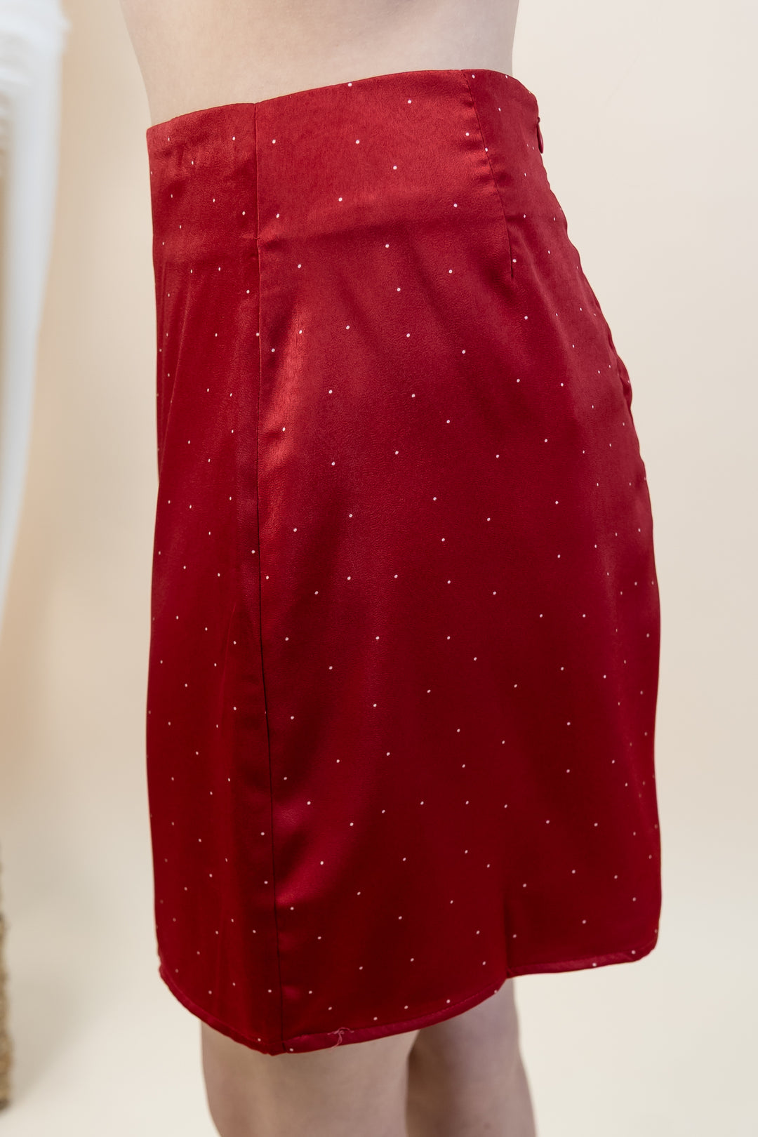 "Sweet Spot" Skirt (Red/White Dot)