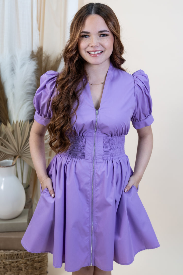 "Weekend Ready" Dress (Lavender)
