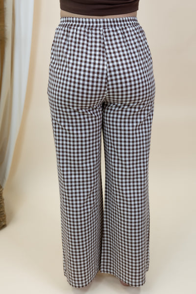 "Gotta Love It" Wide Leg Pants (Brown)