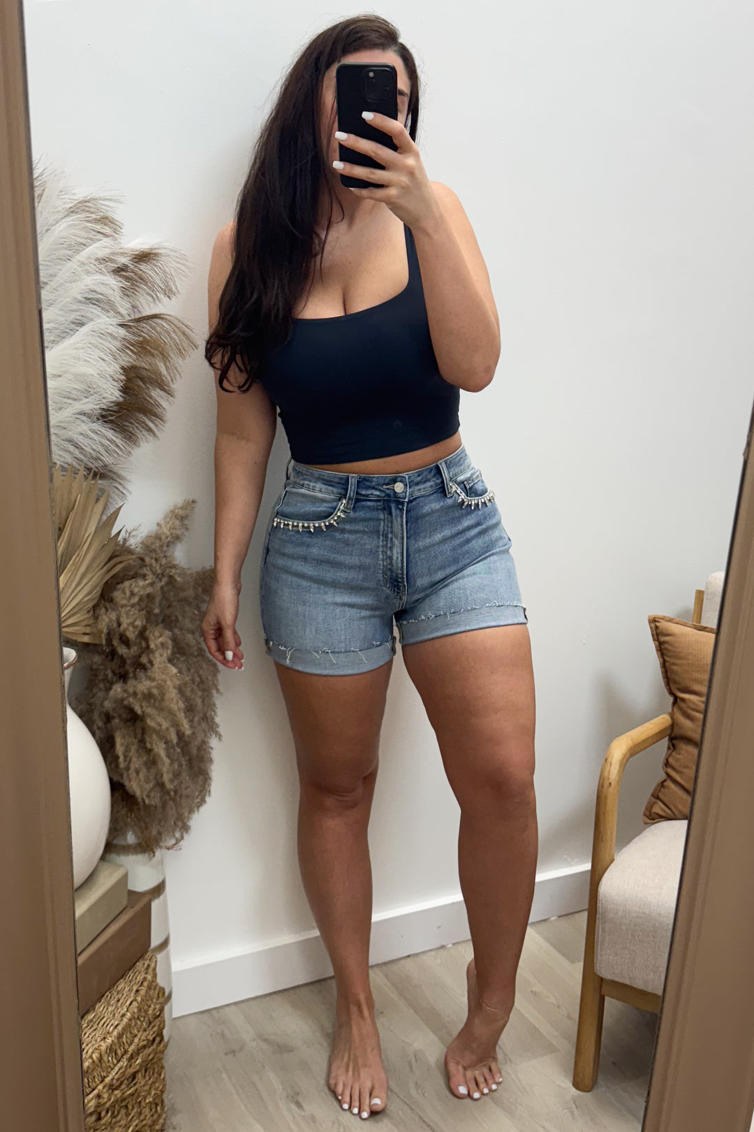 Katy Denim Shorts
