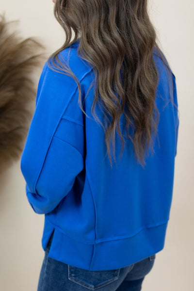 "Walk It Out" Sweatshirt (Ocean)