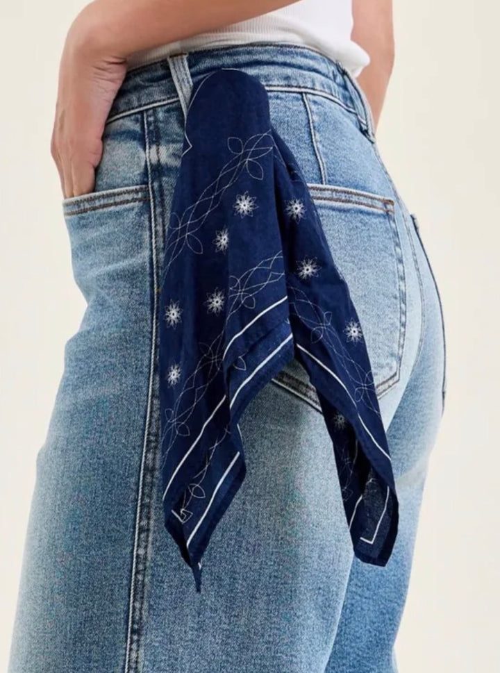 Vicky Ankle Wide Leg Jeans
