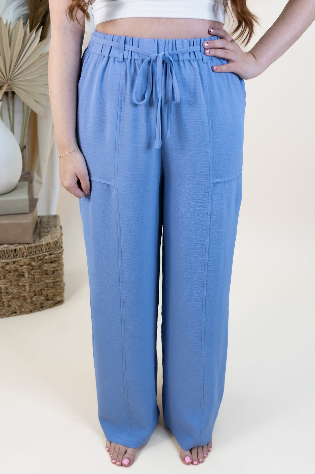 "Weekend Ready" Pants (Denim Blue)