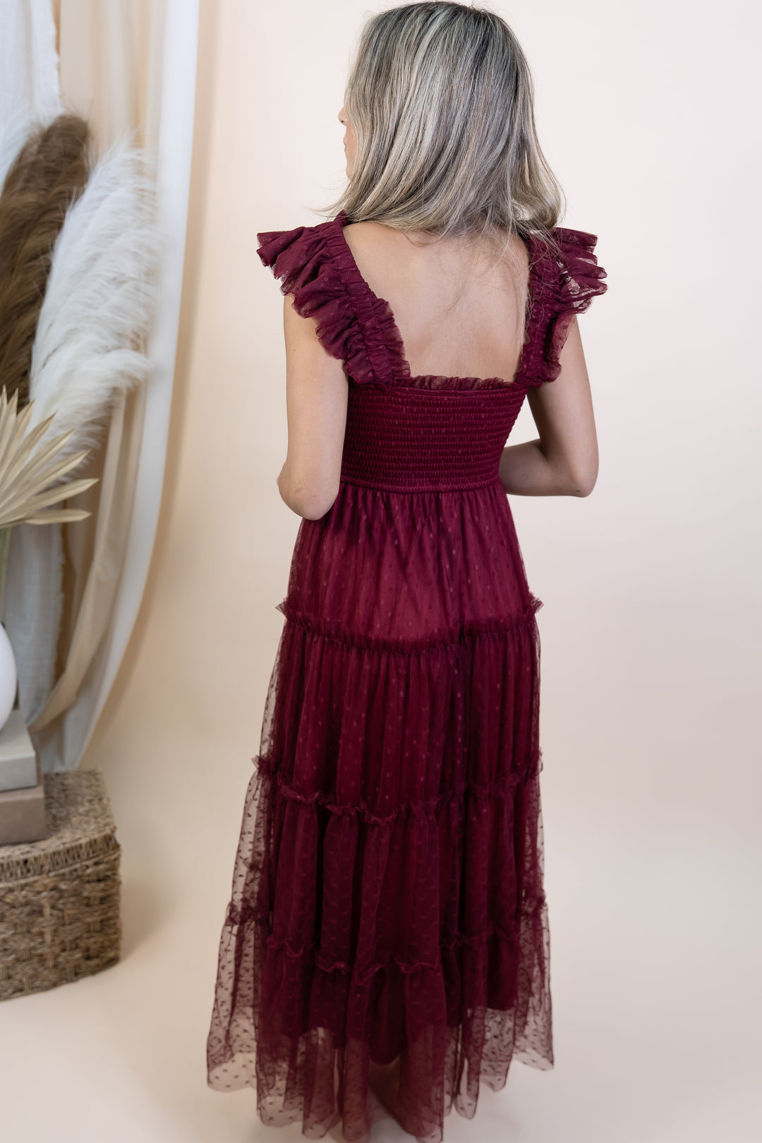 "Something To Love" Dress (Burgundy)
