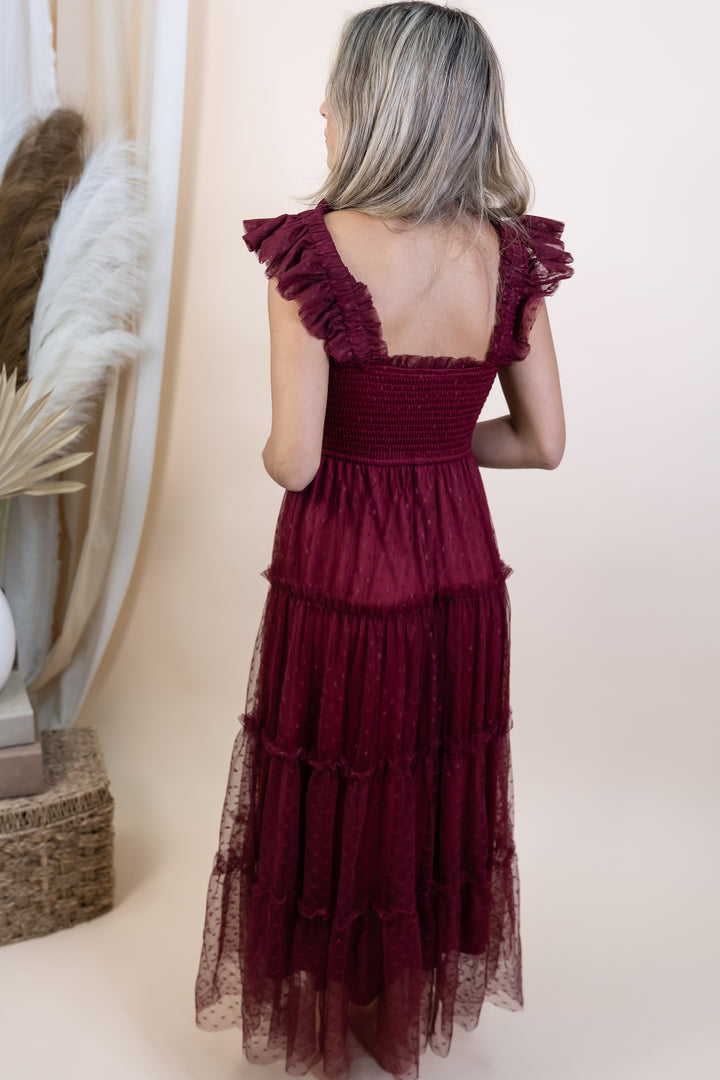 "Something To Love" Dress (Burgundy)
