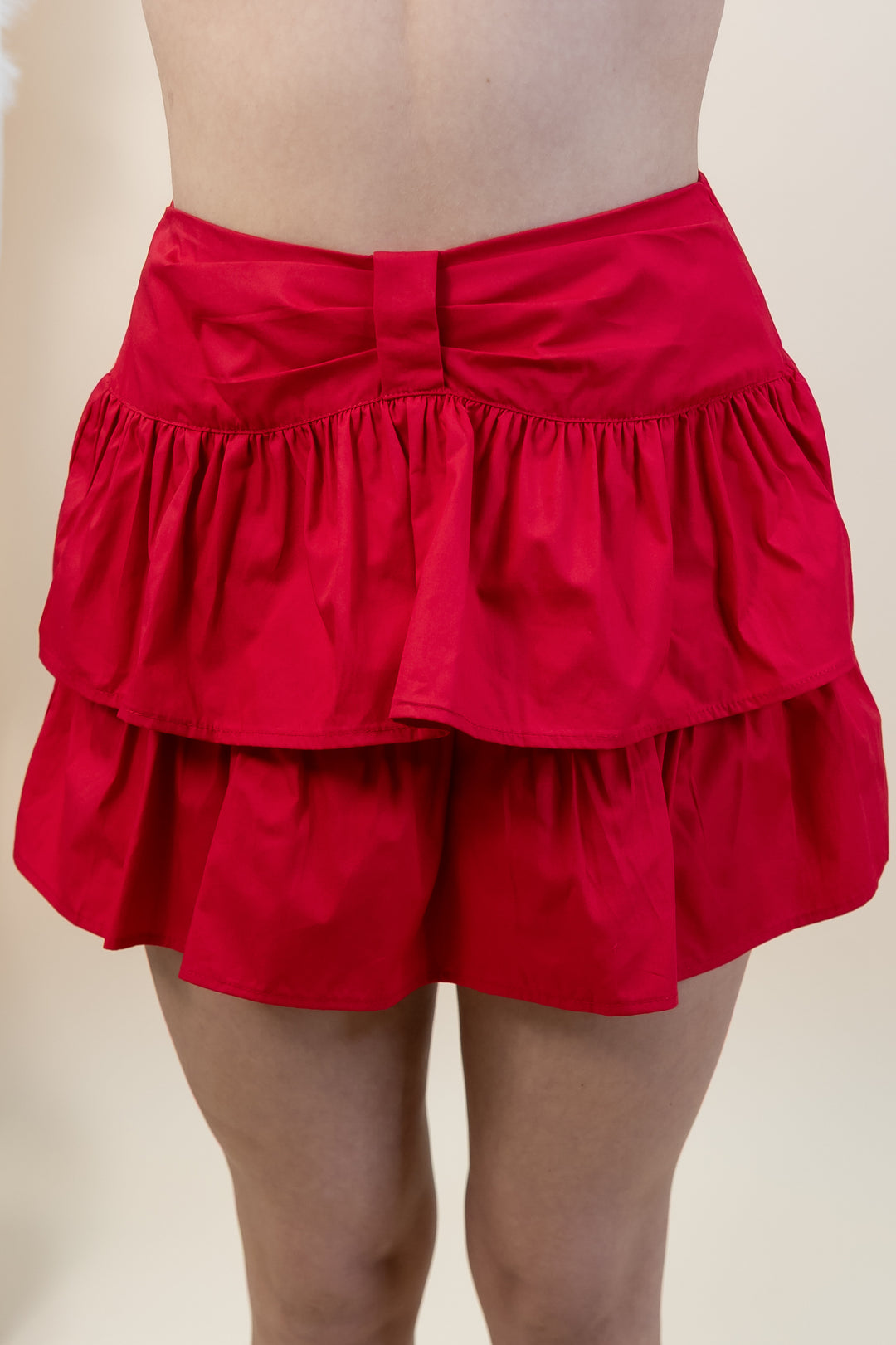 "Ruffled Up Sass" Skort (Red)