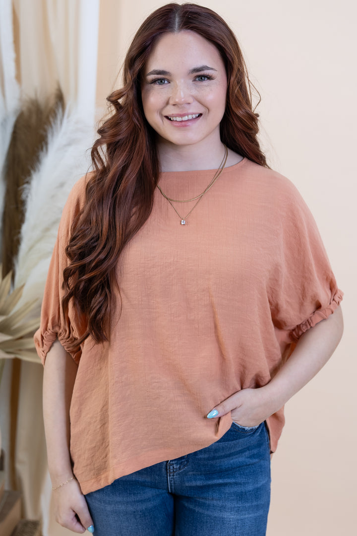 "Sweet Sunrise" Blouse (Apricot)