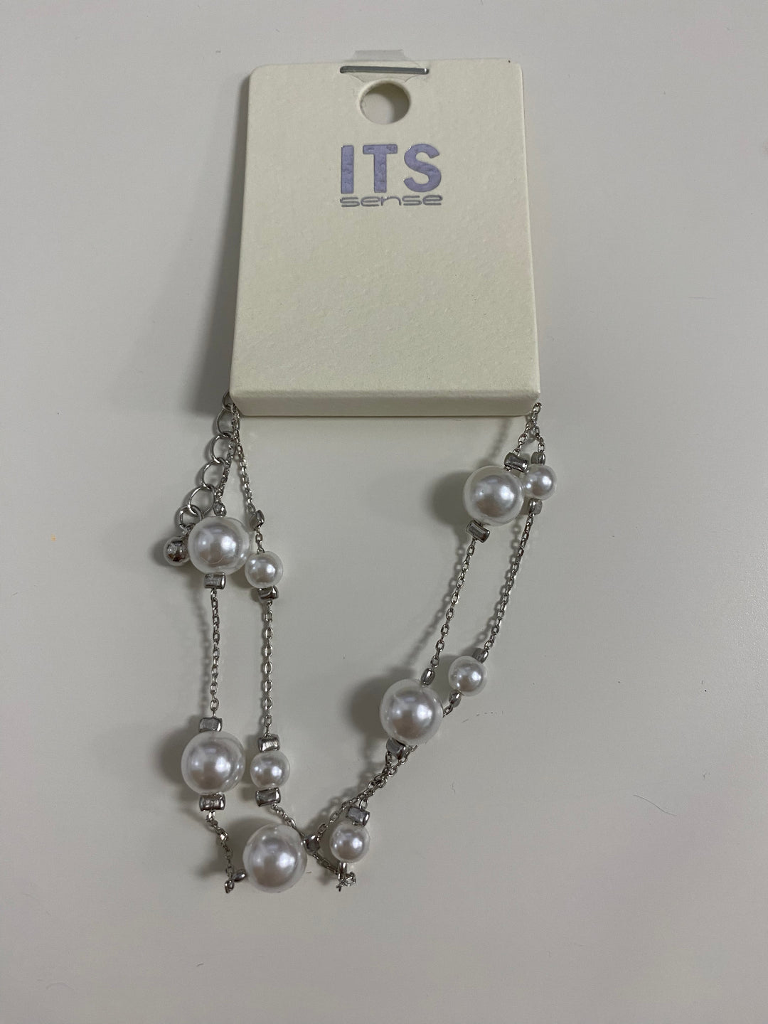 Emilia Pearl Bracelet (Silver)