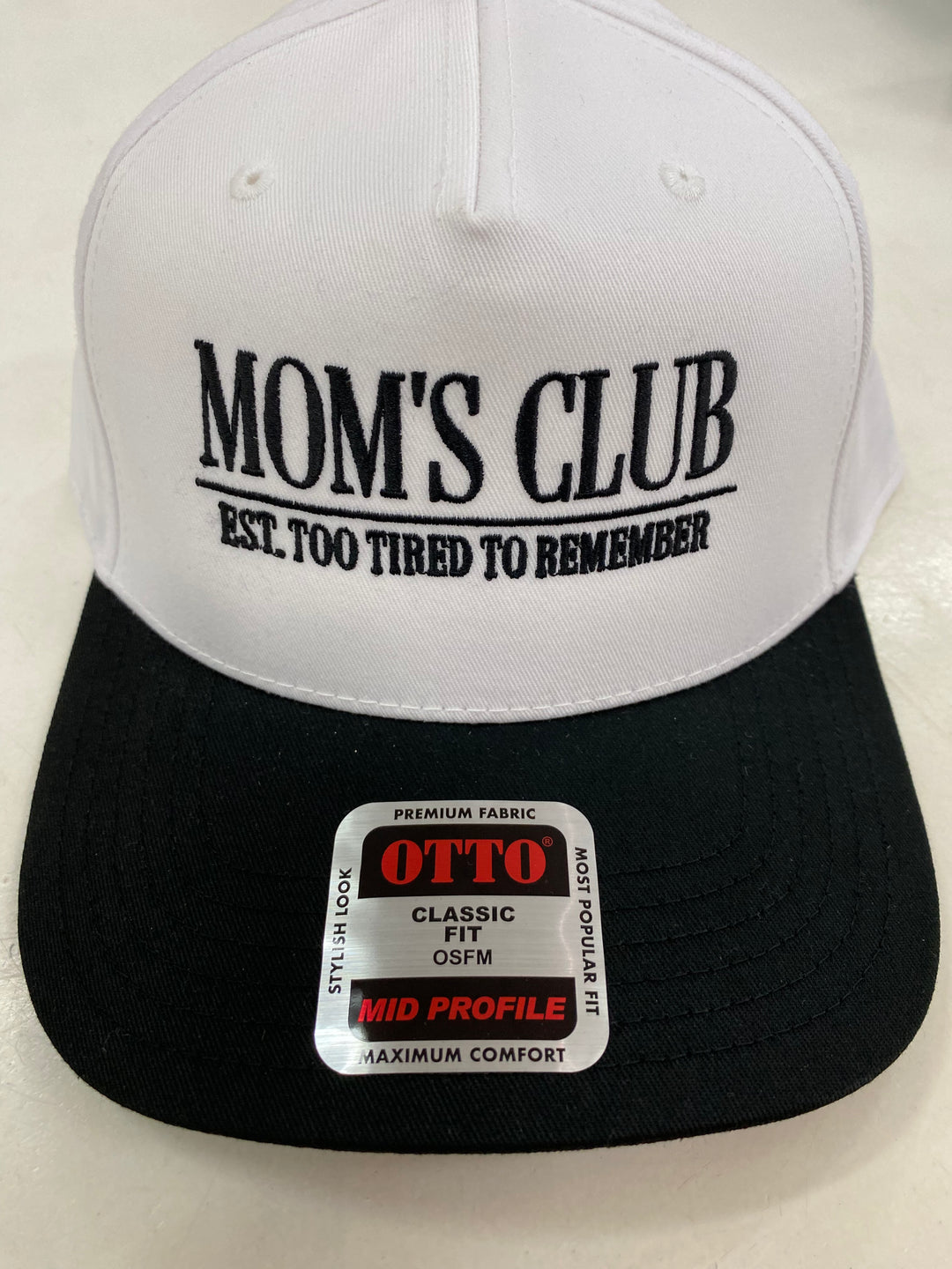 Mom's Club Trucker Hat (Black)