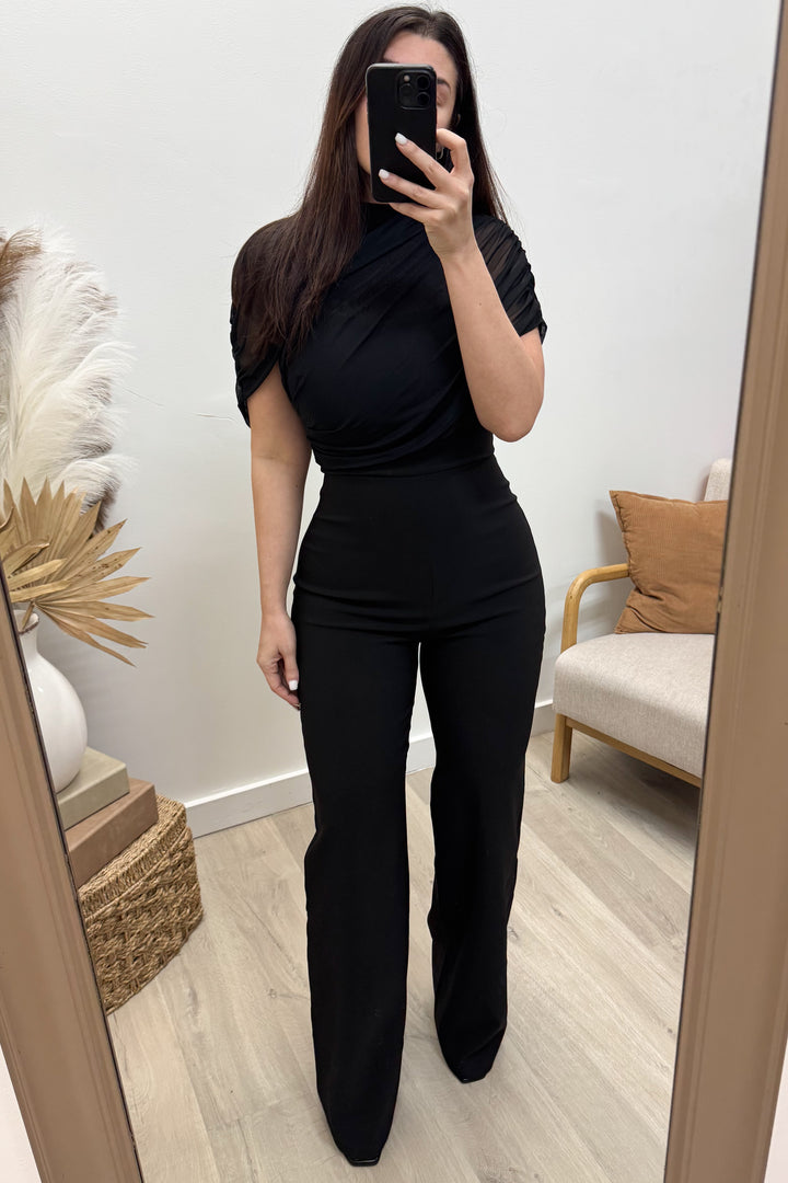"A Little Drama" Jumpsuit (Black)