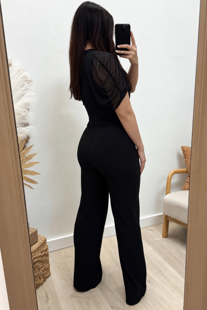 "A Little Drama" Jumpsuit (Black)