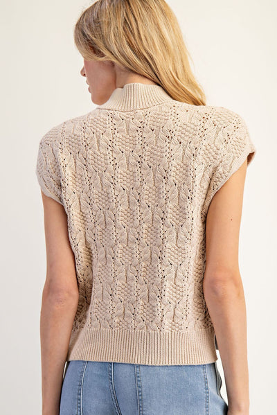 "Easy To Admire" Top (Oatmeal)