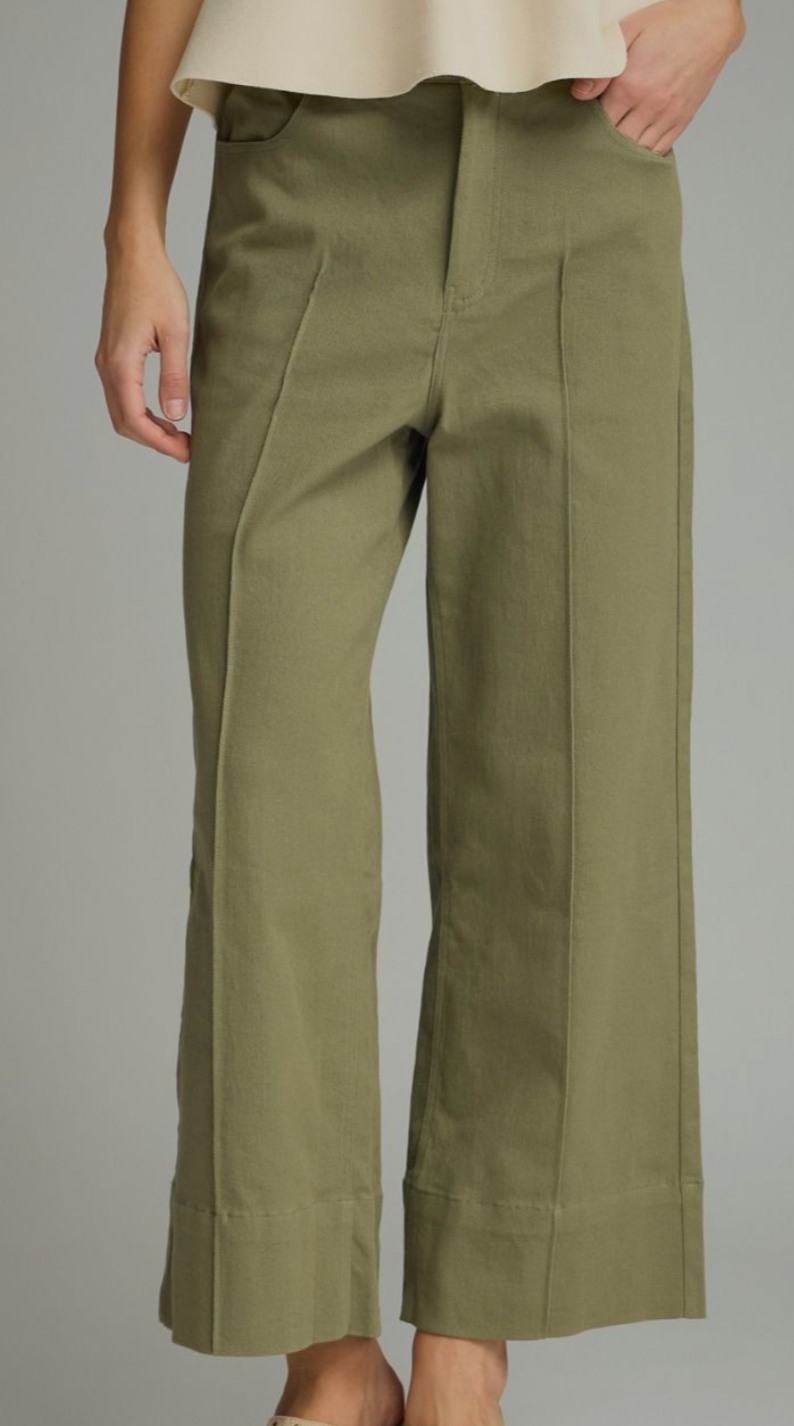 "Tailored Touch" Pants (Olive)