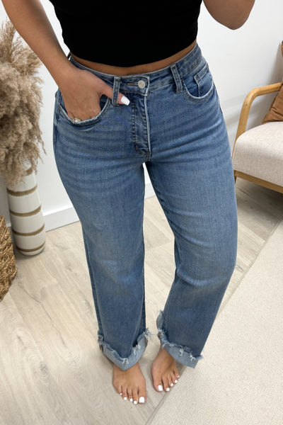 Alejandra Loose Fit Jeans - Happily Ever Aften