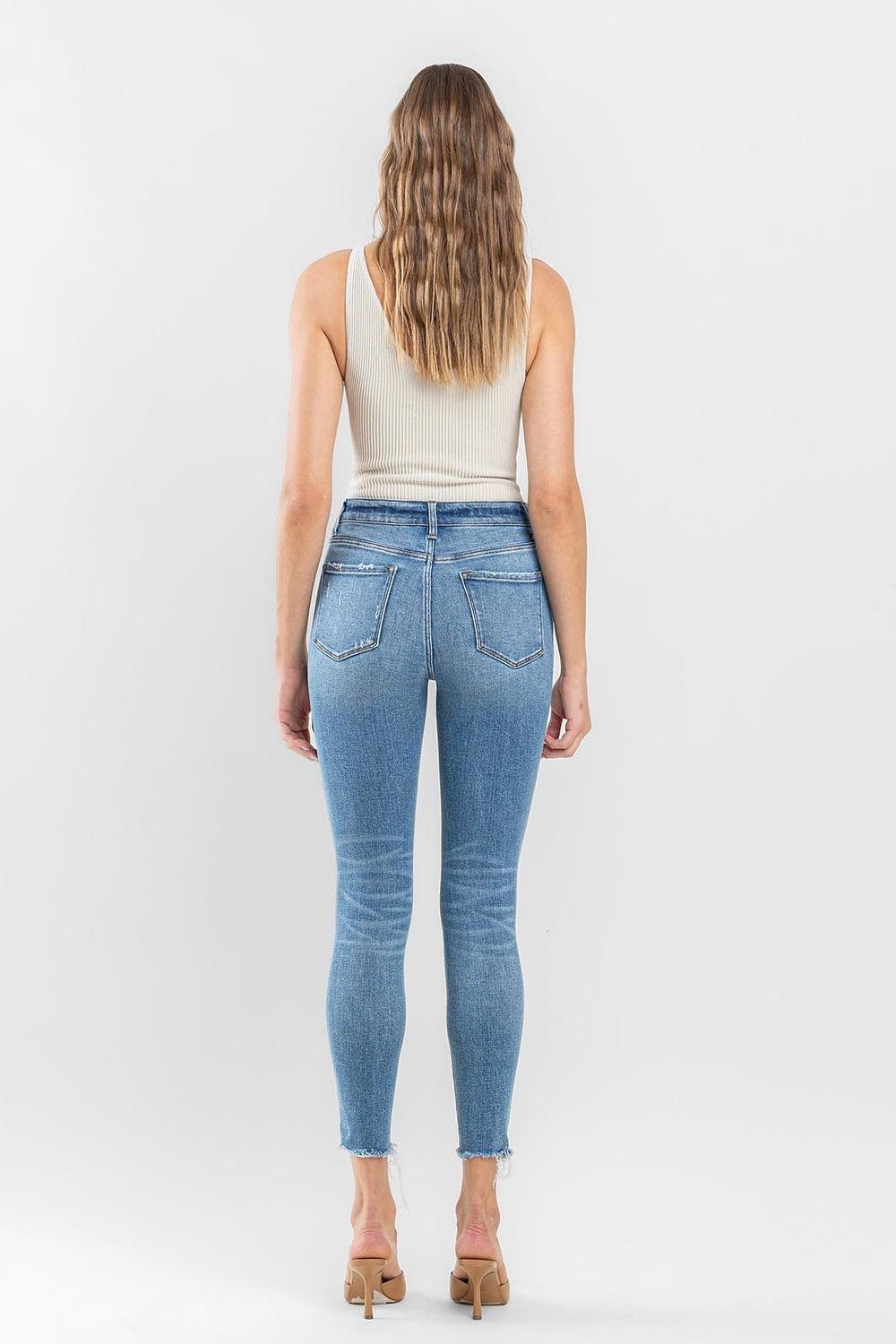 Alice Cropped Skinny Jeans - Happily Ever Aften