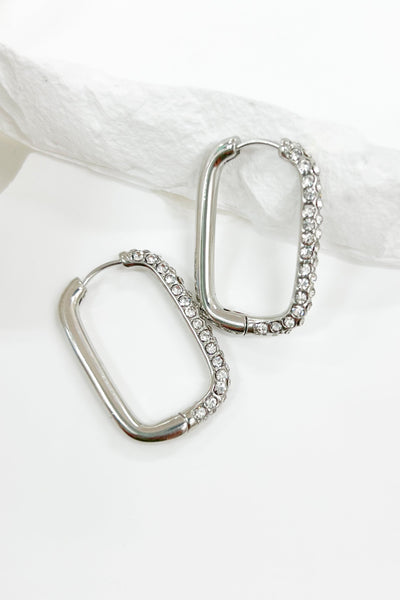 Amirah Earrings (Silver) - Happily Ever Aften