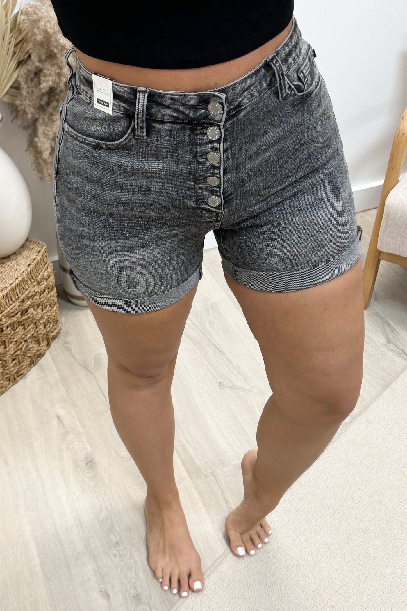 Avery Denim Shorts - Happily Ever Aften