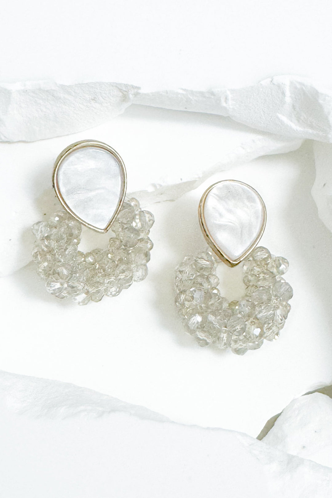 Berkley Earrings (Ivory) - Happily Ever Aften