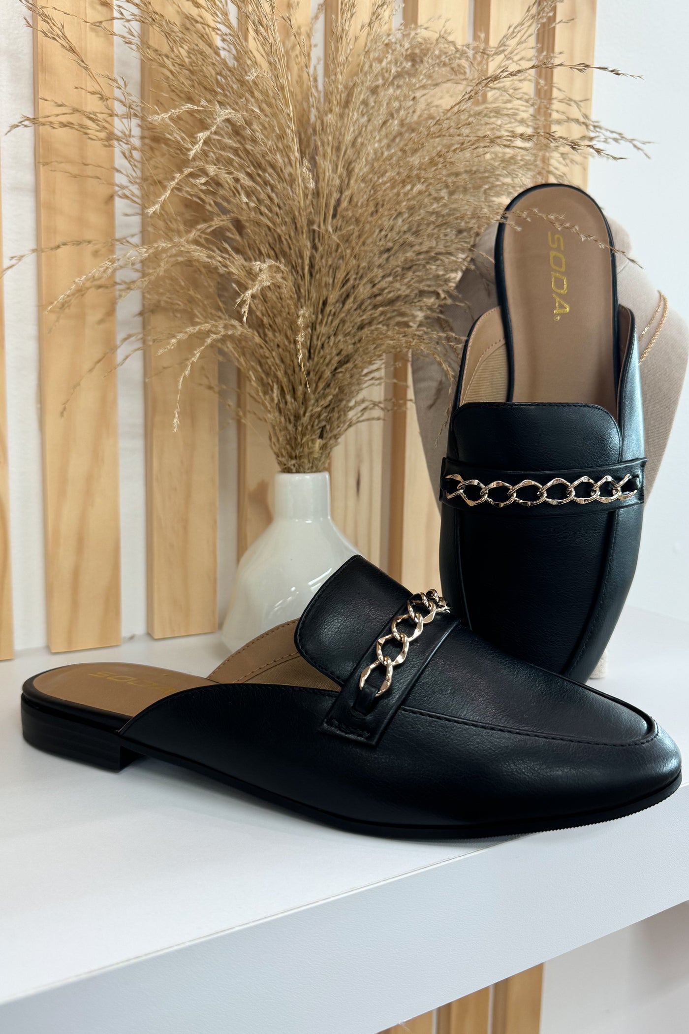 Candace Mules (Black) - Happily Ever Aften